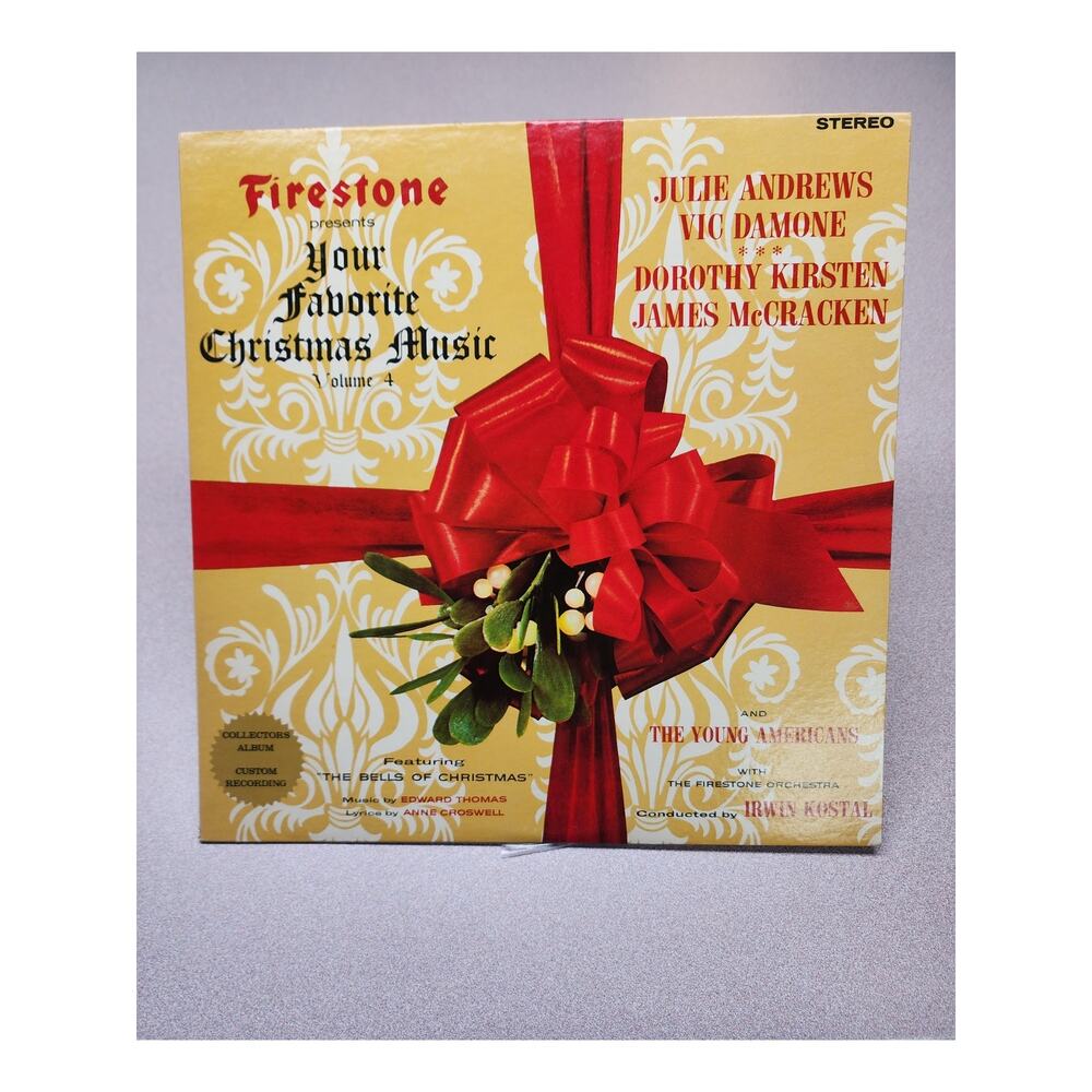 Vintage 1965 Firestone Your Favorite Christmas Music Volume Four